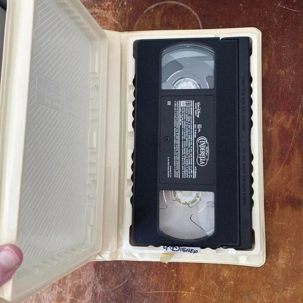 Disney Cinderella VHS tape